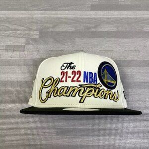Golden State Warriors 2022 NBA Finals Champions New Era 9FIFTY Hat OSFM Snapback